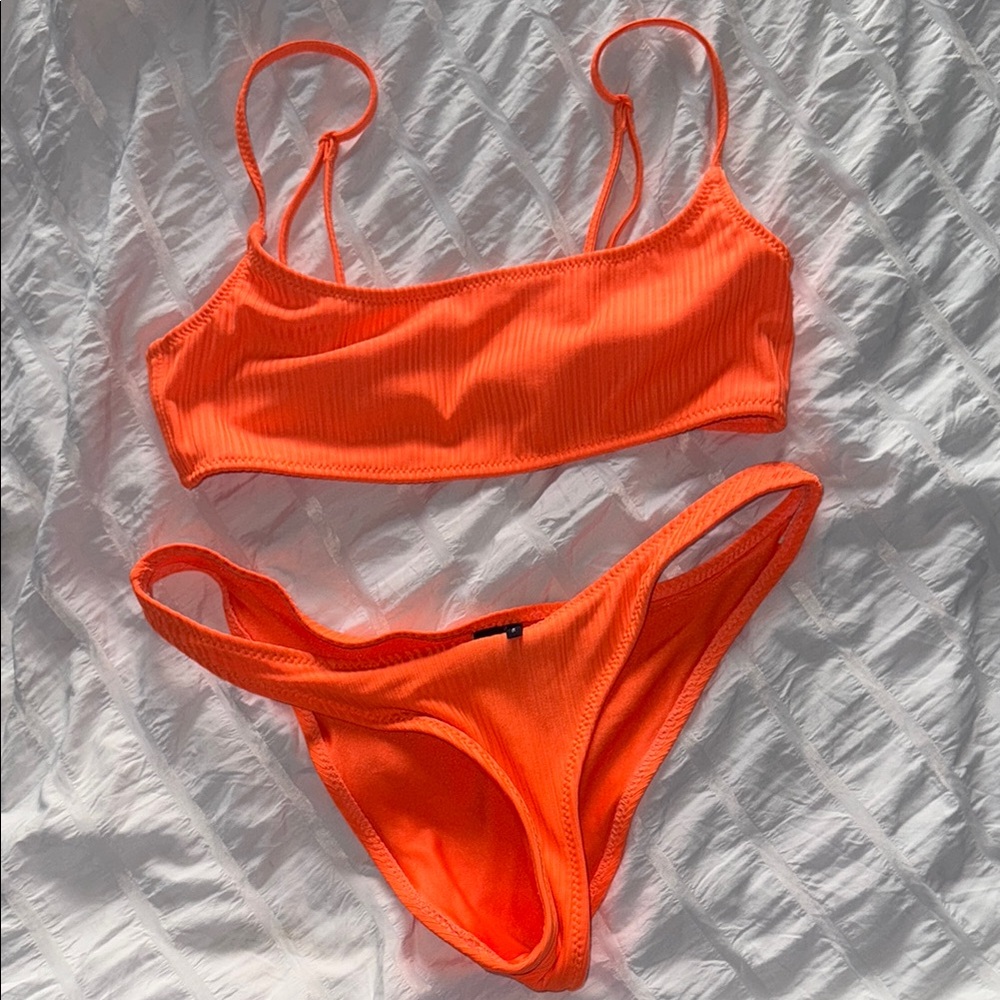 Triangl orange mica bikini